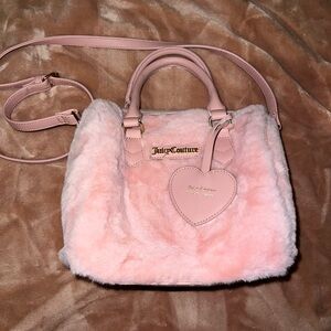 Juicy couture fuzzy purse